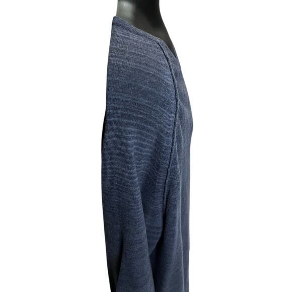Calvin Klein Slim Fit V-Neck Sweater XXL Blue 100% Cotton Long Sleeve Pullover - Picture 7 of 12